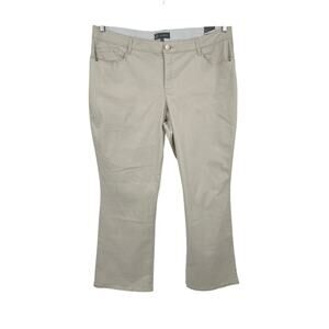 Wit & Wisdom Jeans Ab Solution Itty Bitty More Boot beige Plus size 22W